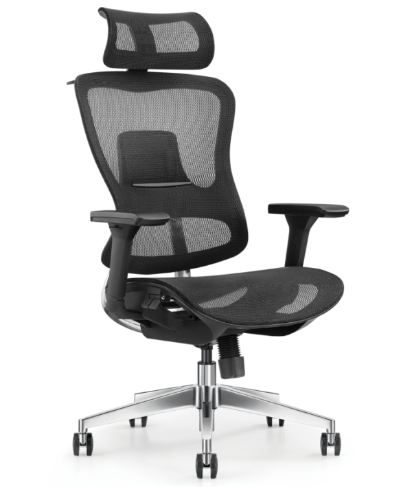 new design office chairs with adjustable headrest and coat hanger